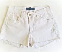 Shores Mujer Jeans Blancos Elastizados Talles Especiales