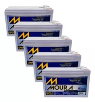 Batería Moura 12v/7ah Recargable Sellada Ups Alarma Pack X5u