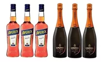 3 Combos Aperol Spritz + Cinzano - 6 Unidades Ayres Cuyanos