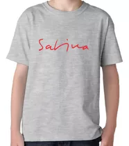 Remera Gris Niño Sublimada Joaquín Sabina