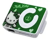 Mp3 Hello Kitty Reproductor De Música Con Auriculares Cable