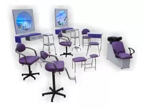 Equipo De Muebles Para Estética 14 Pz Galaxy Ec001 