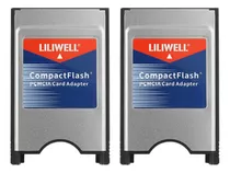 Liliwell Adaptador Compacto Flash Pcmcia Ata Cf Pc Tarjeta 2