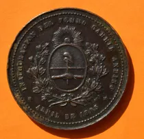 Antigua Medalla Ferrocarril Andino 1885