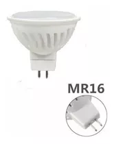 Bombillo Led 3w  Mr16 Ojo De Buey Bi Pin Luz Blanca 3 Pack