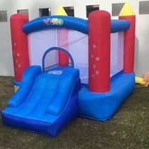 Colchon Inflable Tipo Castillo Con Tobogan 3x5