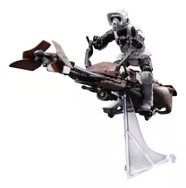 Star Wars Coleção Vintage Speeder Bike E Scout Trooper 10cm