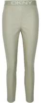 Pantalón Efecto Piel Slim Fit Dkny Mujer - Verde