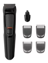 Multigroom Todo 8 En 1 Serie 3000 Cuidado Personal Philips - Color Negro 100v/240v