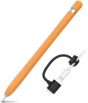 Funda De Silicona Para Apple Pencil 1st Naranja