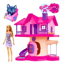 Casinha De Boneca + Barbie Bailarina Original Da Mattel