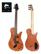 Fanned Fret 7 Cuerda 3 Bajo+4 Guitarra Electrica