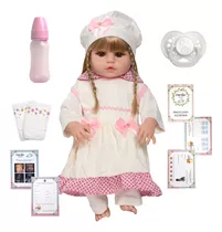 Bebê Reborn Menina Baby Alive Larinha Loira Itens Promoção