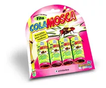 Fita Rolo Cola Mosca Mosquito Armadilha Para Mosca 8 Un.