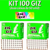 Kit Giz De Lousa Branco Para Quadro Negro Caixa 100 Unidades