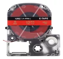 Fita Cetim Comp Rotulador Epson Vermelho 12mm Lw-300 Kfr12rz