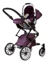 Coche Capella Laon Con Porta Bebe Lila