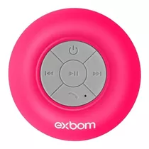 Alto-falante Exbom Cs-a6bt Portátil Com Bluetooth Waterproof Rosa 