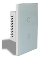 Apagador Inteligente 2 Botones Wi-fi Rec-04 Color Blanco Corriente Nominal 265 A Voltaje Nominal 85v