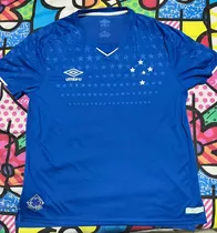 Camisa Cruzeiro Umbro Azul 2019 Rara Tam.gg