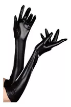 Guantes Largos De Vinilo Sexy Lenceria Femenina