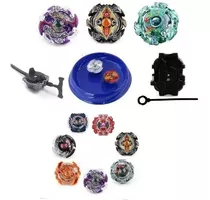 Kit 4 Pião Beyblade Bust Tornado C/arena E 2 Lançador Novo