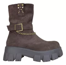 Botas O Botín Mujer Reno Otoño Invierno Plataforma 