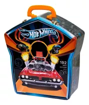 Hot Wheels Porta Autitos Metálico X36 Valija Guardar Autos