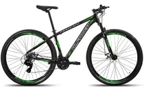 Mountain Bike Alfameq Makan Aro 29 21 21v Câmbios Shihmano Cor Preto/verde