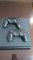 Ps4 Slim + Colección Fifa 20-21-22-23 + 2 Controles