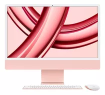 Apple iMac  Tela Retina 4.5k 24 : Apple M3- 256 Gb - Rosa
