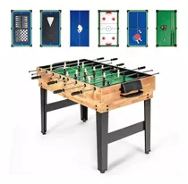 Juego De Mesa 10 En 1 Combinada Con Billar, Futbolito Y Mas