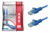 10x Cabo De Rede 2 Metros Rj45 Cat5e Alta Qualidade Azul  5+