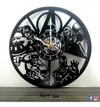 Reloj De Vinilo Avengers 2 Marvel Comics Regalos Decoracion 