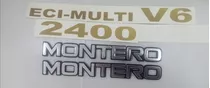 Emblemas Para Mitsubishi Montero 2400 Laterales. 