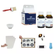 Kit Cianotipia Essencial: Químicos + Mini-lab Completo