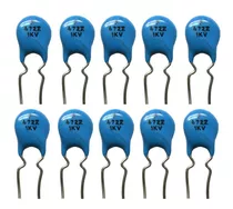 Pack X 10  Capacitor Ceramico 4,7nf = 4700pf = 472 1k 1000v