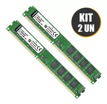 Kit Memória Kingston Ddr3 8gb(2x4gb) 1600mhz Desktop