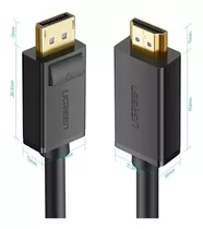 Cable De Video Ugreen Displayport A Hdmi 4k Uhd 2.25 Gbps 2m