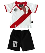 Conjunto Camiseta Retro Bebe River Plate Producto Oficial