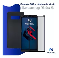 Carcasa 360 Para Samsung Note 8 + Lamina De Vidrio