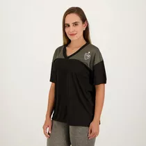 Camisa Atlético Mineiro Feminina Galo Casual Blusa Oficial