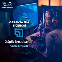 Xsplit Broadcaster - Licença De 1 Ano