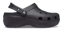 Crocs Classic Platform Negro