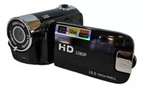 Filmadora Videocamara Full Hd 1920x1080p Luz Led 16mp Lcd Color Negro