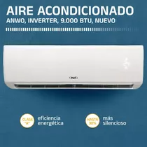 Aire Acondicionado Anwo, Inverter, 9.000 Btu, Nuevo