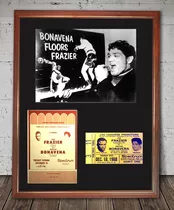 Ringo Bonavena Vs Frazier 1968 Foto Entrada Programa Cuadro