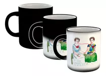 Taza Magica Frida Kahlo Doble Corazon Conectado