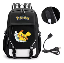 Bolso De Hombro Anime Peripheral Pokémon De Gran Capacidad