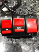Suiche Switch Interruptor Universal Para Moto On Off Luces